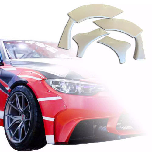 ModeloDrive FRP LBPE Wide Body Fenders (front) 6pc > BMW 4-Series F32 2014-2020 - image 1