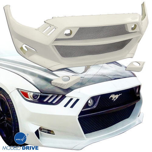 ModeloDrive FRP NCT Front Bumper > Ford Mustang 2015-2017 - image 1