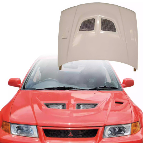 ModeloDrive FRP EVO5 Vented Hood > Mitsubishi Evolution EVO5 EVO6 1998-2001 - image 1