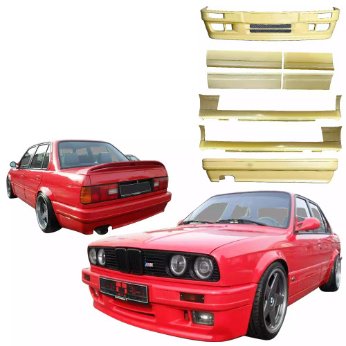 ModeloDrive FRP MTEC Body Kit > BMW 3-Series 318i 325i E30 1984-1991 > 4dr Sedan - image 1