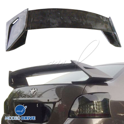 ModeloDrive FRP GALX Trunk Spoiler Wing > Toyota Yaris 2007-2011 > 4dr Sedan - image 1