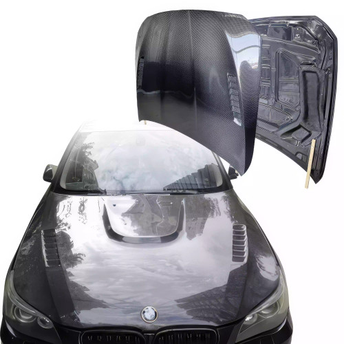 ModeloDrive Carbon Fiber VORT Hood > BMW 5-Series E60 2004-1010 - image 1