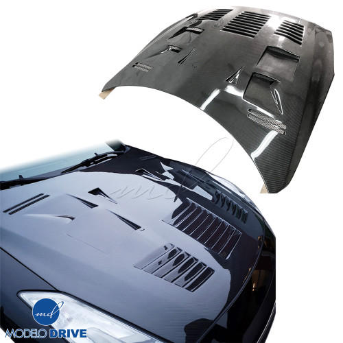 ModeloDrive Carbon Fiber GT Type-3 Hood > Nissan GT-R GTR R35 2009-2016 - image 1