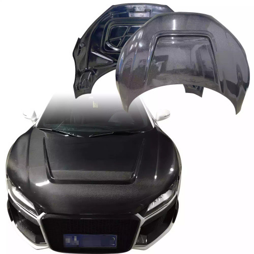 ModeloDrive Carbon Fiber PPRZ Hood > Audi R8 2008-2015 - image 1