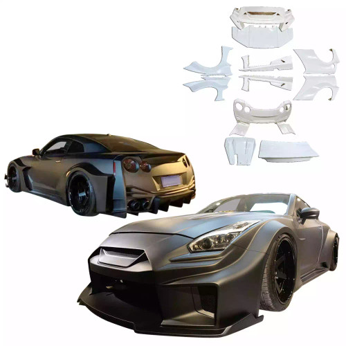 ModeloDrive FRP LBPE SE Wide Body Kit > Nissan GT-R GTR R35 2009-2016 - image 1