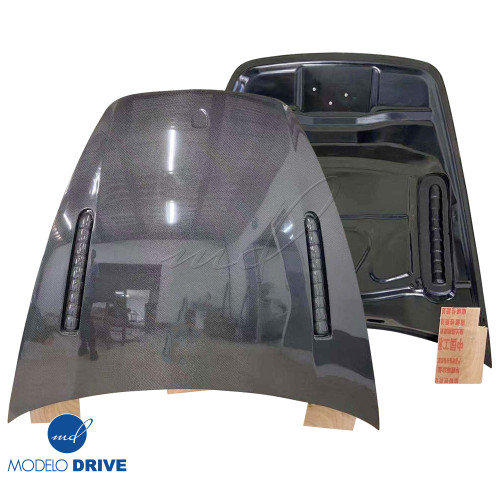 ModeloDrive Carbon Fiber LUMM Hood > Porsche Cayenne (958) 2011-2014 - image 1