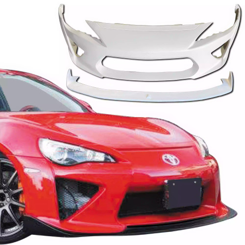 ModeloDrive FRP DMD Front Bumper w Lip Combo > Subaru BRZ ZN6 2013-2020 - image 1