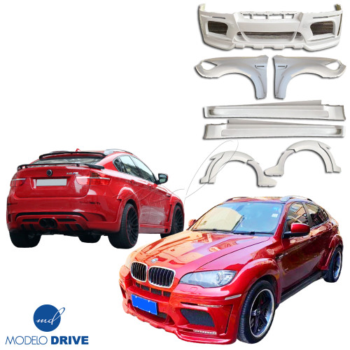 ModeloDrive FRP HAMA Wide Body Kit > BMW X6 E71 2008-2014 - image 1