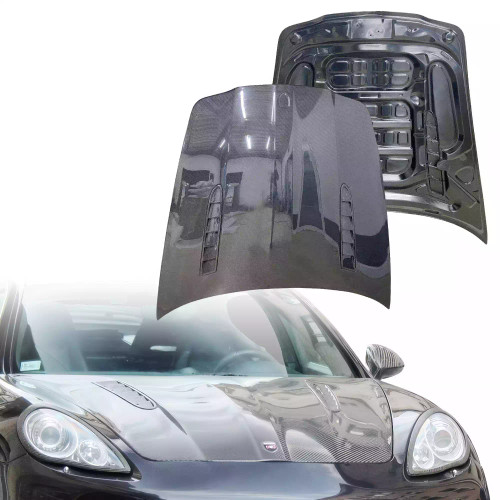 ModeloDrive Carbon Fiber MASO Hood > Porsche Panamera (970) 2010-2015 - image 1