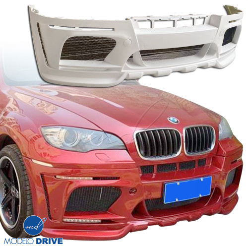 ModeloDrive FRP HAMA Wide Body Front Bumper > BMW X6 E71 2008-2014 - image 1