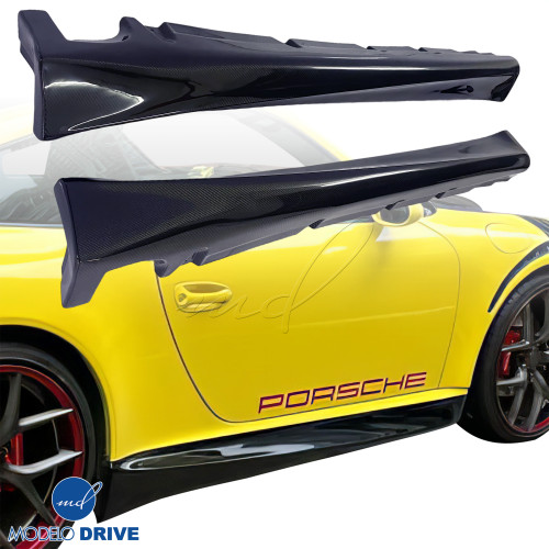 ModeloDrive Carbon Fiber TART NARROW Side Skirts > Porsche 911 (997) 2005-2012 - image 1