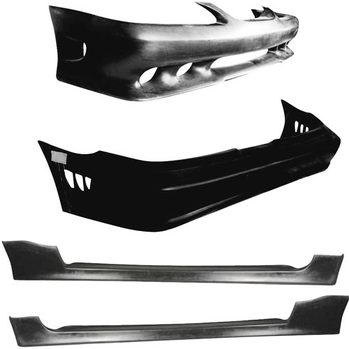 KBD Urethane SLN Style 4pc Full Body Kit > Ford Mustang 1994-1998 - image 1