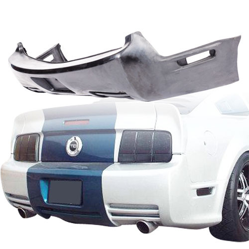 KBD Urethane SLN Style 1pc Rear Bumper > Ford Mustang 2005-2009 - image 1