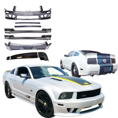 KBD Urethane SLN Style 7pc Full Body Kit > Ford Mustang 2005-2009