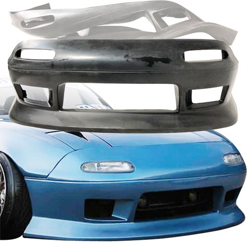 KBD Urethane Deauce Front Bumper > Mazda Miata 1990-1997 - image 1