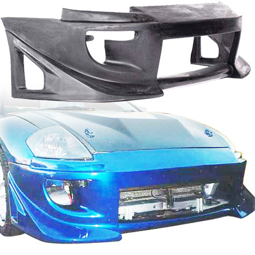 KBD Urethane Blits Style 1pc Front Bumper > Mitsubishi Eclipse 2000-2005