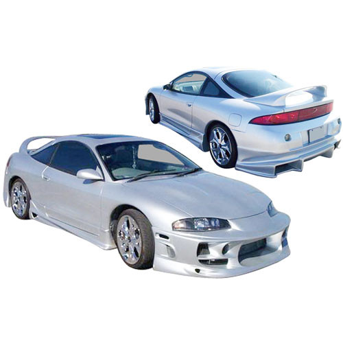 KBD Urethane Bomb Style 4pc Full Body Kit > Mitsubishi Eclipse 1997-1999 - image 1