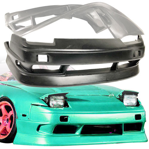 KBD Urethane BSport2 Style 1pc Front Bumper > Nissan 240SX 1989-1994 - image 1