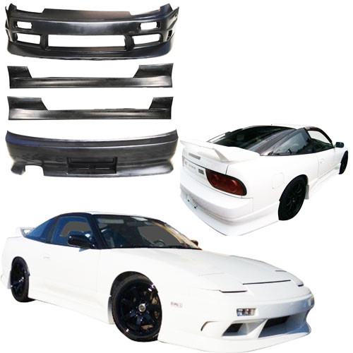 KBD Urethane GP1 Style 4pc Full Body Kit > Nissan 240SX 1989-1994 - image 1