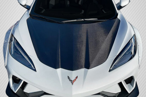 2020-2023 Chevrolet Corvette C8 Carbon Creations OEM Look Hood 1 Piece