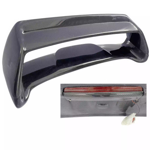 ModeloDrive Carbon Fiber STi V6 Trunk Spoiler Wing w LED > Subaru Impreza (GC8) 1993-2001 > 2/4dr - image 1