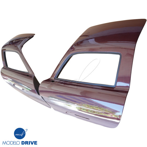 ModeloDrive Carbon Fiber BLK-GT Wide Body Doors > Mercedes-Benz SLS AMG (R197) 2011-2014 - image 1
