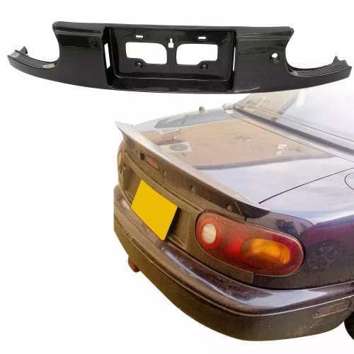 ModeloDrive Carbon Fiber OER US Tailgate Panel Garnish > Mazda Miata (NA) 1990-1996 - image 1