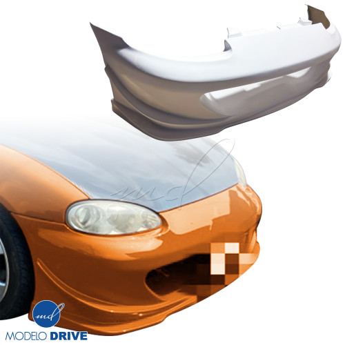 ModeloDrive FRP GVAR Front Bumper 1pc > Mazda Miata NB2 2001-2005 - image 1