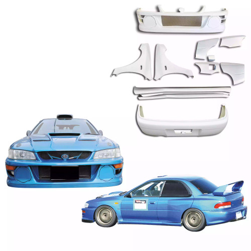 ModeloDrive FRP LS WRC 98 Wide Body Kit 13pc > Subaru Impreza (GC8) 1993-2001 > 4dr Sedan - image 1