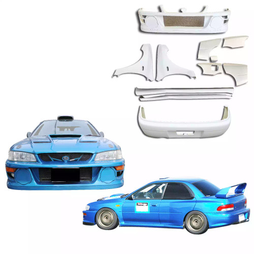 ModeloDrive FRP LS WRC 98 Wide Body Kit 13pc > Subaru Impreza (GC8) 1993-2001 > 4dr Sedan - image 1