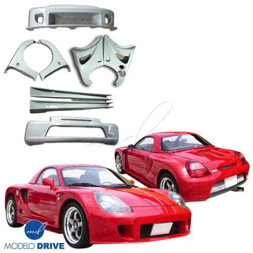 ModeloDrive FRP MCRA v1 Wide Body Kit 8pc > Toyota MRS MR2 Spyder 2000-2005 - image 1