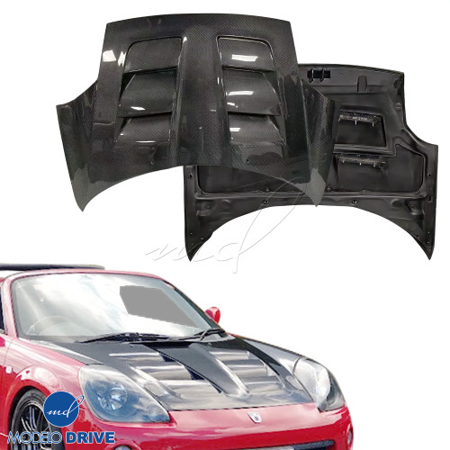 ModeloDrive Carbon Fiber WDS BAND Frunk Hood (front) > Toyota MRS MR2 Spyder 2000-2005 - image 1