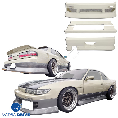 ModeloDrive FRP BSPO v2 Body Kit 4pc > Nissan Silvia S13 1989-1994 > 2dr Coupe - image 1