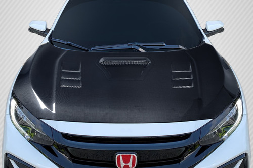2016-2021 Honda Civic Carbon Creations TS 1 Hood 1 Piece