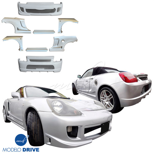 ModeloDrive FRP TR-VM80 Wide Body Kit 8pc > Toyota MRS MR2 Spyder 2000-2005 - image 1