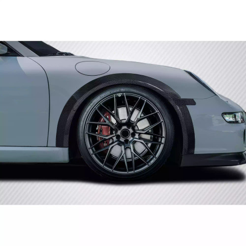 2005-2011 Porsche 911 Carrera 997 Carbon Creations GT3 Look Front Fender Flares 4 Pieces