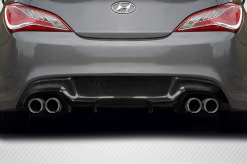 2010-2016 Hyundai Genesis Coupe Carbon Creations Twins Rear Diffuser 1 Piece