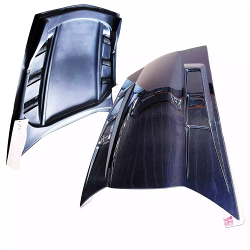 ModeloDrive Carbon Fiber JIN Hood > Chevrolet Corvette C6 2005-2013 - image 1