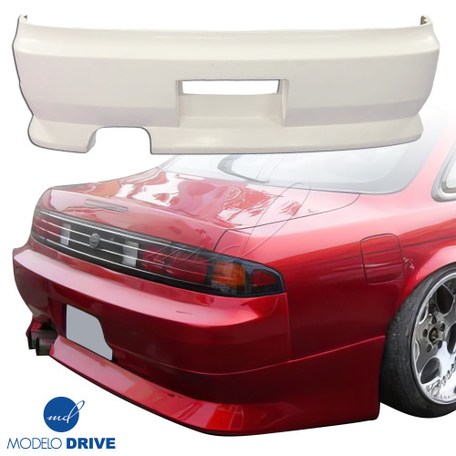 ModeloDrive FRP MSPO Rear Bumper > Nissan 240SX S14 1995-1998 - image 1