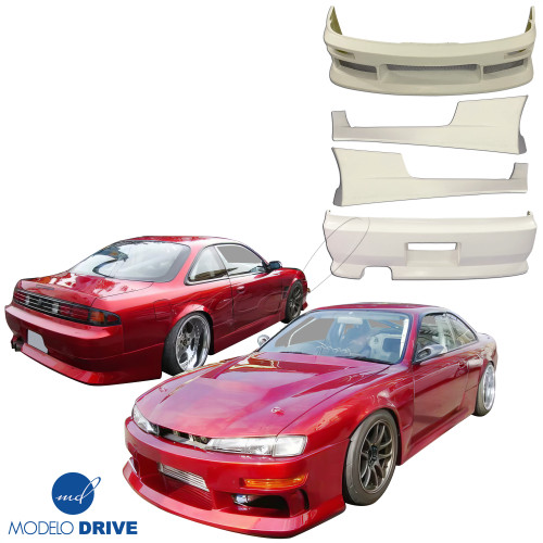 ModeloDrive FRP MSPO Body Kit 4pc > Nissan 240SX S14 (Zenki) 1995-1996 - image 1