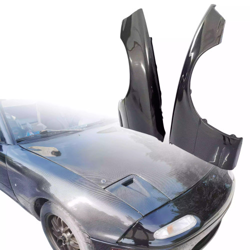 ModeloDrive Carbon Fiber OER Fenders (front) > Mazda Miata (NA) 1990-1996 - image 1