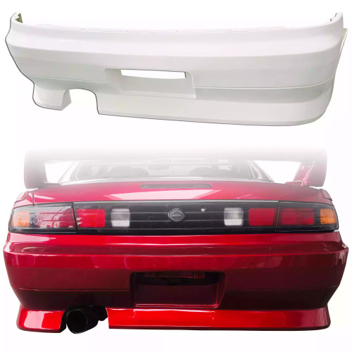 ModeloDrive FRP VERT Rear Bumper > Nissan 240SX S14 1995-1998 - image 1