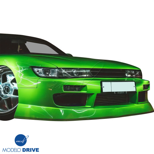 ModeloDrive FRP BSPO Blister Wide Body Front Bumper > Nissan Silvia S13 1989-1994 > 2dr Coupe - image 1