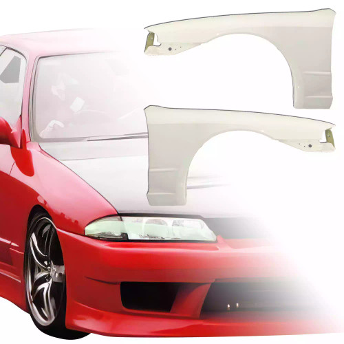 ModeloDrive FRP OER GTS Fenders (front) > Nissan Skyline R32 GTS 1990-1994 > 2dr Coupe - image 1