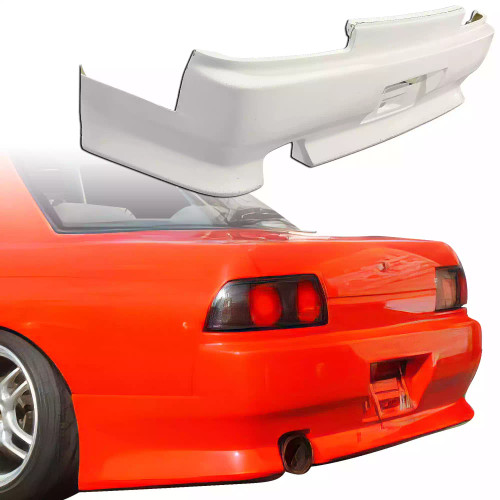 ModeloDrive FRP VERT Rear Bumper > Nissan Skyline R32 GTS 1990-1994 > 4dr Sedan - image 1