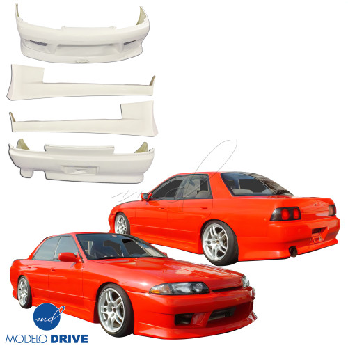 ModeloDrive FRP VERT Body Kit 4pc > Nissan Skyline R32 GTS 1990-1994 > 4dr Sedan - image 1