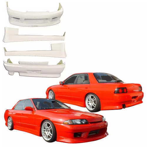 ModeloDrive FRP VERT Body Kit 4pc > Nissan Skyline R32 GTS 1990-1994 > 4dr Sedan - image 1