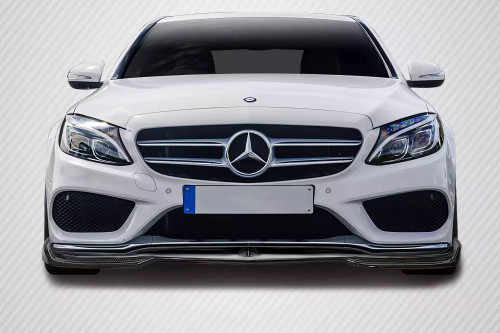 2015-2021 Mercedes C Class W205 Carbon Creations DriTech Fortune Front Lip 1 Piece ( For AMG Bumper only) (ed_119696)