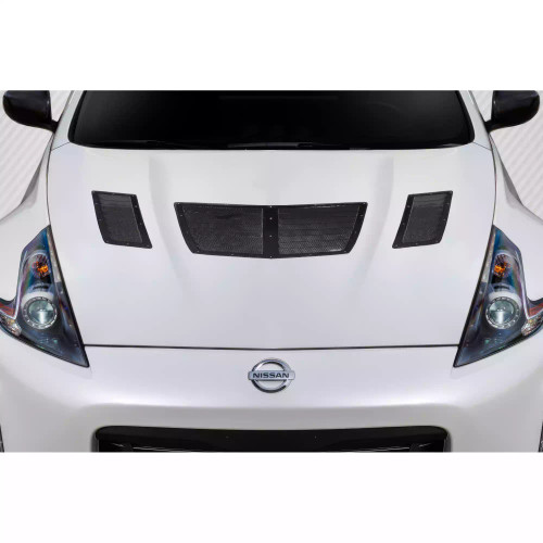 2009-2020 Nissan 370Z Z34 Carbon Creations GT1 Hood Vents 3 Piece (ed_119814)