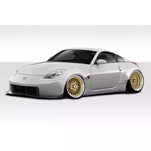 2003-2008 Nissan 350Z Z33 Duraflex Circuit Fender Flares Kit 4 Piece